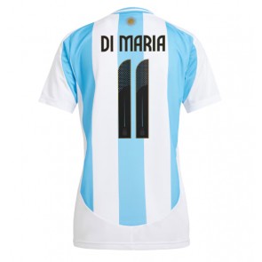 Billiga Argentina Angel Di Maria #11 Hemmatröja Dam Copa America 2024 Kortärmad